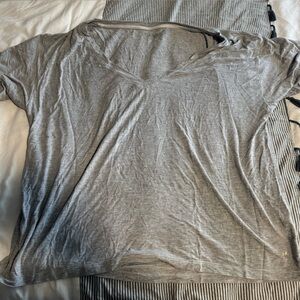 Victoria's Secret Gray Relaxed Short Sleeve T-Shirt